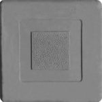 Брусчатка мозаика квадрат серый 45 мм