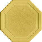 Брусчатка мозаика 8-угольник желтый 45 мм