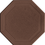 Брусчатка мозаика 8-угольник коричневый 45 мм